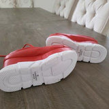 ❤️👟 Liliana SEYO-12 Chunky Platform Sneakers – Red & White | Women’s Size 8 👟❤
