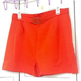 🧡 NWT Neon Orange Blazer & Shorts Set – Size XL Bold Elegant Suit