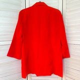 🧡 NWT Neon Orange Blazer & Shorts Set – Size XL Bold Elegant Suit