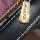 👜 New Michael Kors Brown Burgundy Zip Wristlet Wallet NWOT
