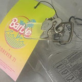 💕 Barbie Clear Jelly Sandals Size 8 Strappy Caged Summer Shoes