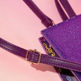 Purple Care Bears Cartoon Handbag – Cute & Fun Bag 🐻💜