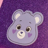 Purple Care Bears Cartoon Handbag – Cute & Fun Bag 🐻💜