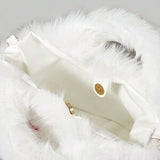 Pink Kawaii Plush Bag 🎀 Bow Accent Fashion Shoulder Square Bag 💖