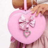 Pink Bow & Heart Backpack 🎀💖 Small Fashion School Bag ✨