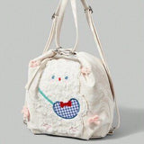 🌸💖 Kawaii Women's Cartoon Pattern Large Capacity Shoulder Bag 💖🌸