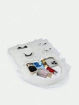 Cute Bow Mesh Shoulder Bag Ballet Style Square Mini Valentine Bag