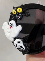 🧡🎃 Pumpkin Halloween Party Sunglasses – Fun Cartoon Festival Ra