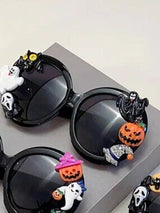 🧡🎃 Pumpkin Halloween Party Sunglasses – Fun Cartoon Festival Ra