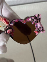 🎀 Kitty Cupcake Heart Sunglasses Pink Dessert Bow Shades