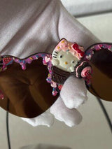 🎀 Kitty Cupcake Heart Sunglasses Pink Dessert Bow Shades