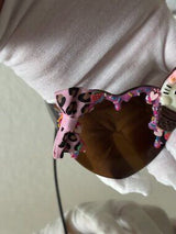 🎀 Kitty Cupcake Heart Sunglasses Pink Dessert Bow Shades