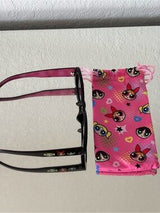 Powerpuff Girls Style Sunglasses w/ Pink Pouch 🖤💗🕶️✨