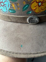 🌸 La Sierra Authentic Mexican Hand-Painted Western Hat Size M