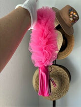 Barbie Pink Patent Shoulder Bag Ruffle Handle Charm Y2K Style NWT