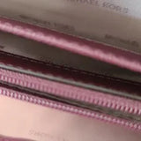 👜 New Michael Kors Brown Burgundy Zip Wristlet Wallet NWOT