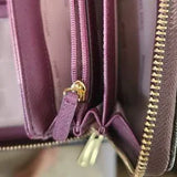 👜 New Michael Kors Brown Burgundy Zip Wristlet Wallet NWOT