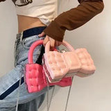Barbie Pink Mini Crossbody 💖 Pearl Chain Designer Bag ✨