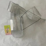 Barbie Glitter Jelly Block Heels ✨ Clear Platform Size 8 US 💖