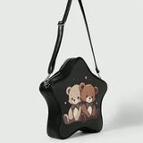 Kawaii Bear Print Cute Backpack for Women 🎒🐻