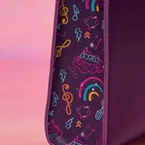 Purple Care Bears Cartoon Handbag – Cute & Fun Bag 🐻💜