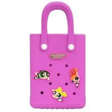 Pink Miniso Powerpuff Girls Small Handbag – Cute Cartoon Square Bag 💗✨