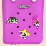 Pink Miniso Powerpuff Girls Small Handbag – Cute Cartoon Square Bag 💗✨