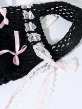 Colorful Straw Mini Top Handle Bag Sequins Bow Vacation Party Purse