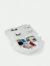 Cute Bow Mesh Shoulder Bag Ballet Style Square Mini Valentine Bag