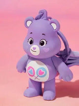 Care Bears 3D Cartoon Bear Keychain Cute Purple Bag Pendant Charm