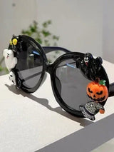 🧡🎃 Pumpkin Halloween Party Sunglasses – Fun Cartoon Festival Ra