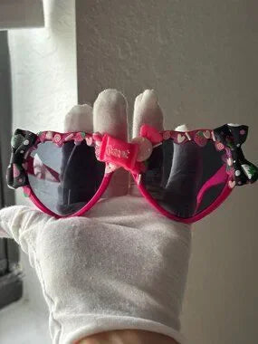🍓 Kawaii Sweet Candy Bow Cat Eye Sunglasses Pink Decora Harajuku Cute