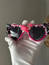 🍓 Kawaii Sweet Candy Bow Cat Eye Sunglasses Pink Decora Harajuku Cute