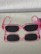 🌈 Cute Care Bears sunglasses with matching pink drawstring pouch 💕