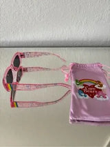 🌈 Cute Care Bears sunglasses with matching pink drawstring pouch 💕