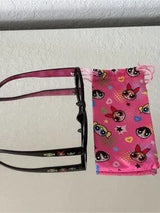 Powerpuff Girls Style Sunglasses w/ Pink Pouch 🖤💗🕶️✨