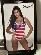 🇺🇸✨ New Mapalé USA Style Bodysuit – Size Large ✨🇺🇸