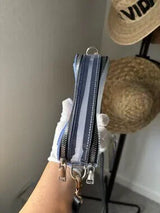 🖤 Clear Smoke PVC Double Zip Crossbody Stadium Concert Bag