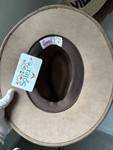 🌸 La Sierra Authentic Mexican Hand-Painted Western Hat Size M