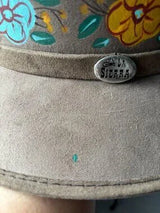 🌸 La Sierra Authentic Mexican Hand-Painted Western Hat Size M