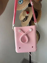 NWT Pastel Pink Pearl & Ribbon Embellished Bucket Bag 🎀💖