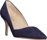 Marc Fisher Women's Tuscany Pointed-Toe Stiletto Pump - Dark Blue Suede (Size 9M)