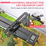 hygger Universal Aquarium Light Riser - Adjustable Aluminum Mounting Bracket