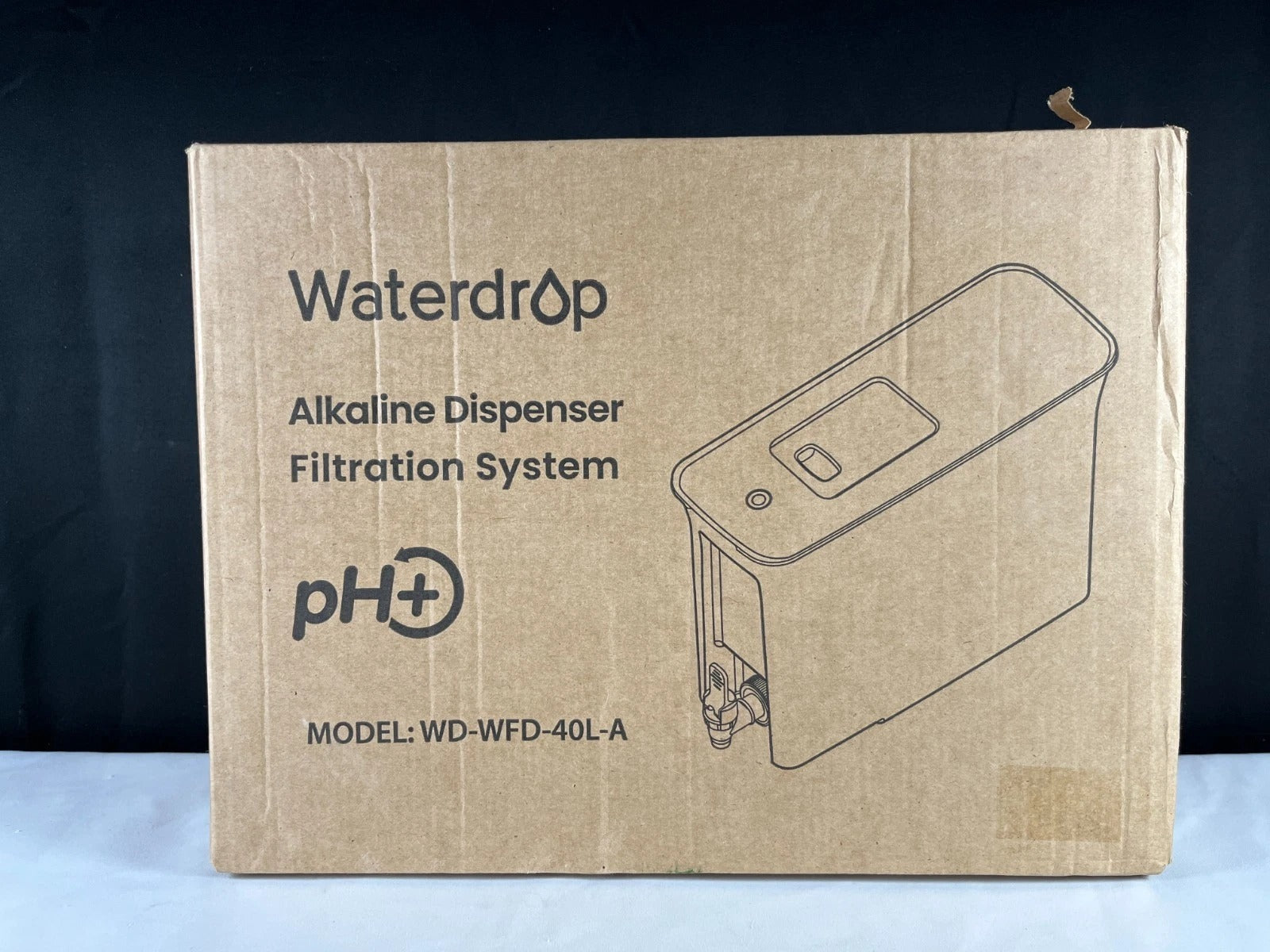 Waterdrop pH+ 40-Cup Alkaline Water Filter Dispenser WD-WFD-40L-A