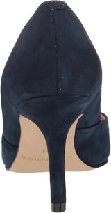 Marc Fisher Women's Tuscany Pointed-Toe Stiletto Pump - Dark Blue Suede (Size 9M)